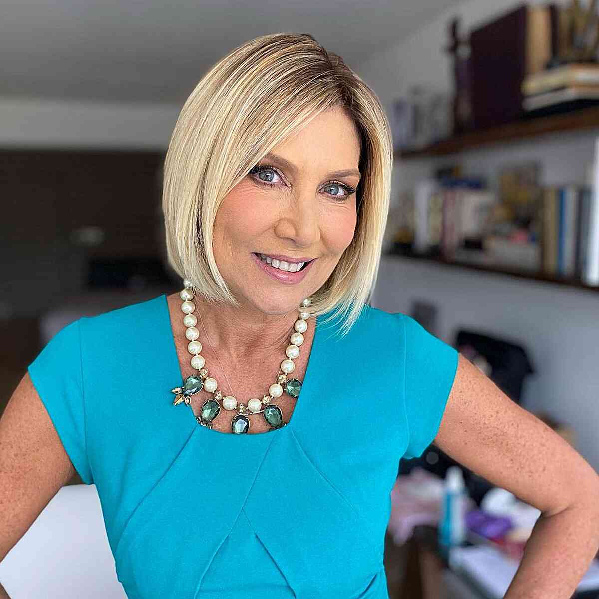 34 Fresh Hair Colors for Women Over 50 to Look Younger