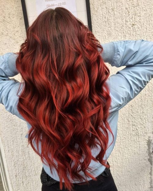 Red Balayage Hair Colors: 60 Hottest Examples for 2025