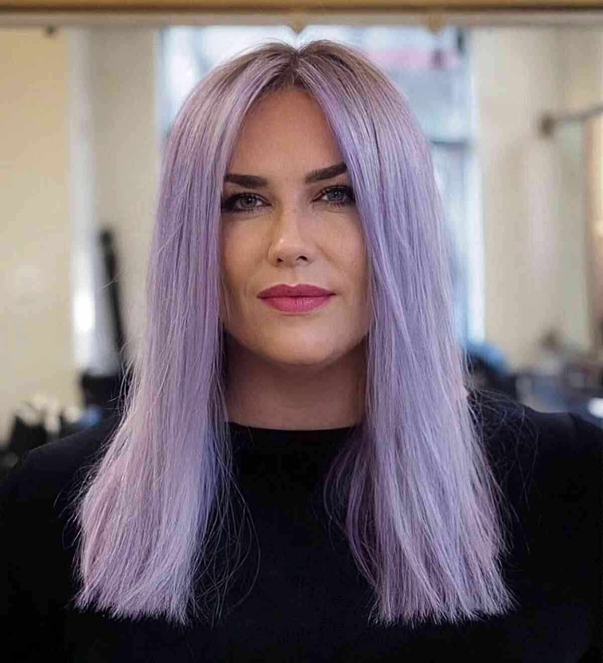 30 Prettiest Lilac Hair Color Ideas for All Women in 2025