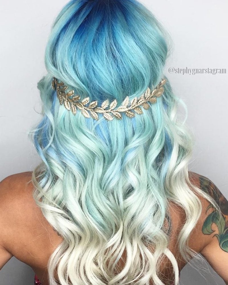 29 Blue Ombre Hair Color Ideas Trending Right Now