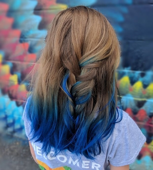 29 Blue Ombre Hair Color Ideas Trending Right Now