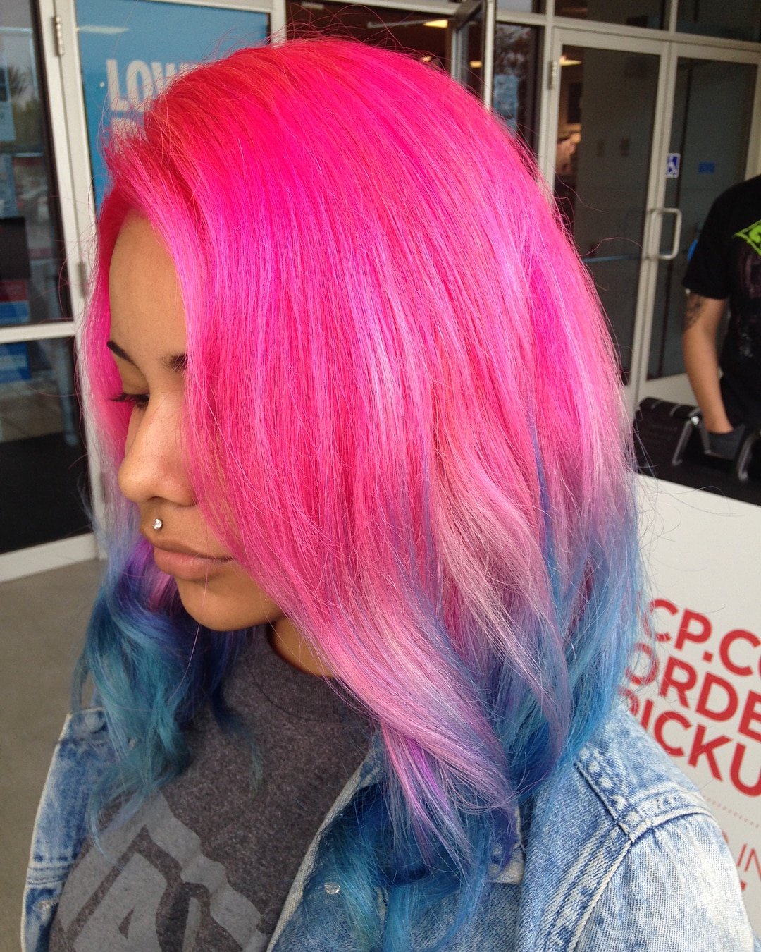 29 Blue Ombre Hair Color Ideas Trending Right Now