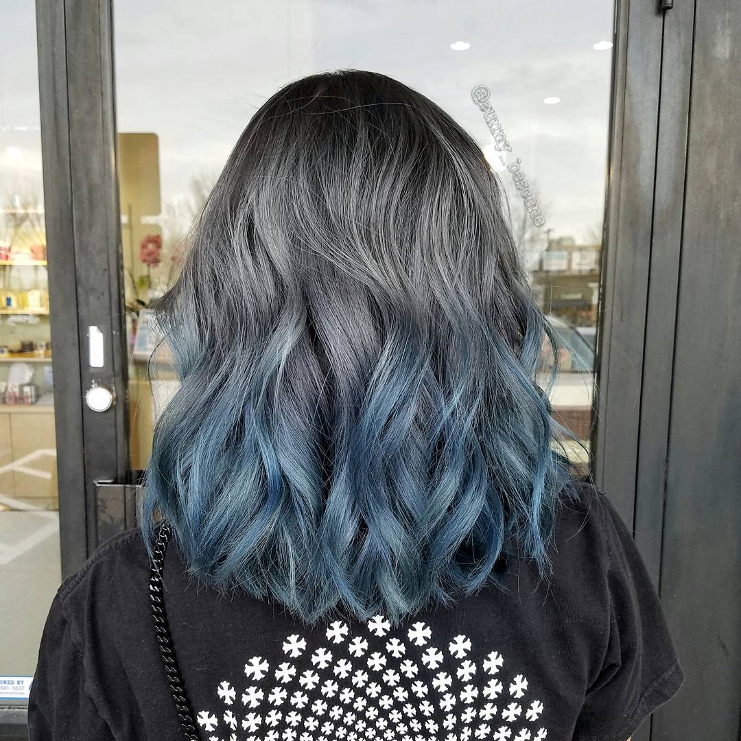 29 Blue Ombre Hair Color Ideas Trending Right Now