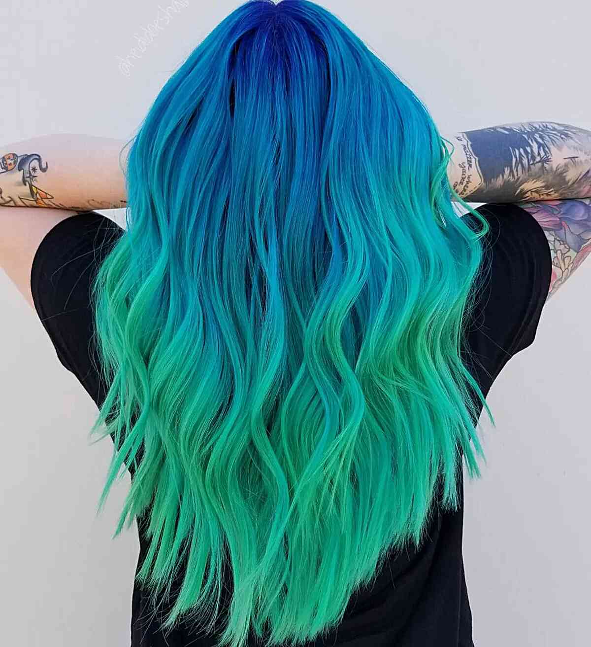 29 Blue Ombre Hair Color Ideas Trending Right Now