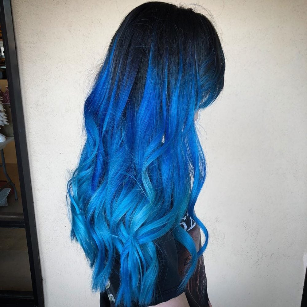 29 Blue Ombre Hair Color Ideas Trending Right Now