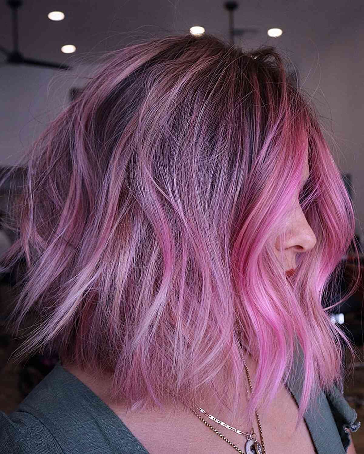 24 Gorgeous Pink Balayage Ideas