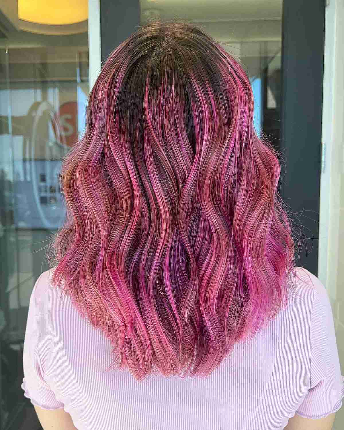 24 Gorgeous Pink Balayage Ideas