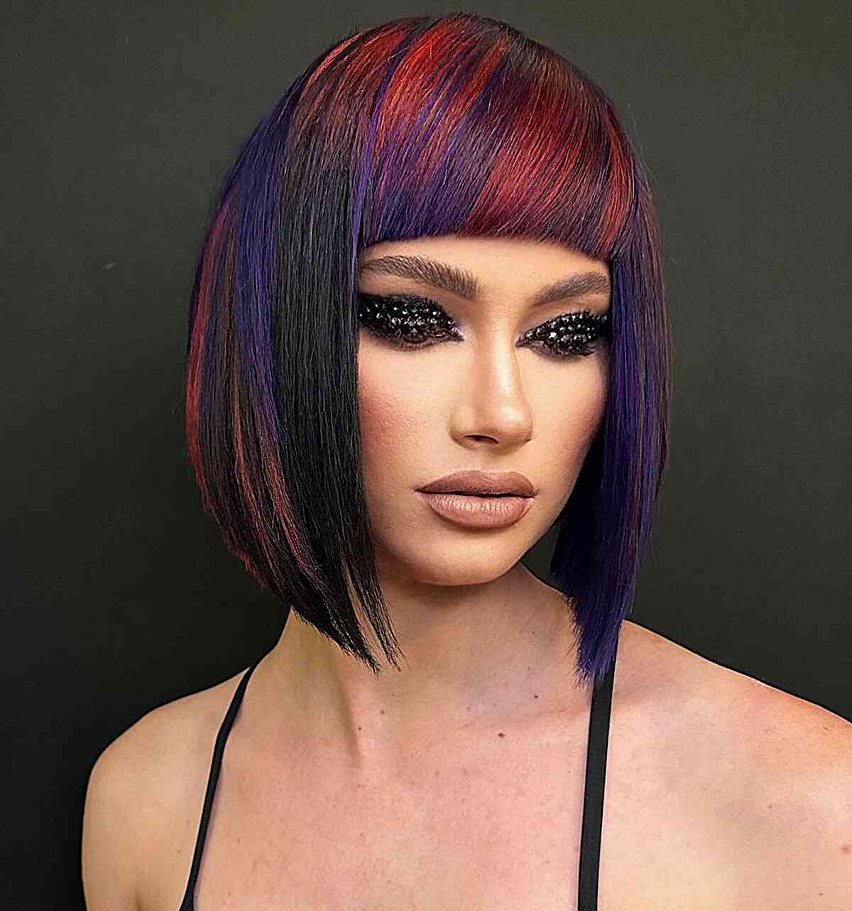 41 Gorgeous Black Hair with Highlights