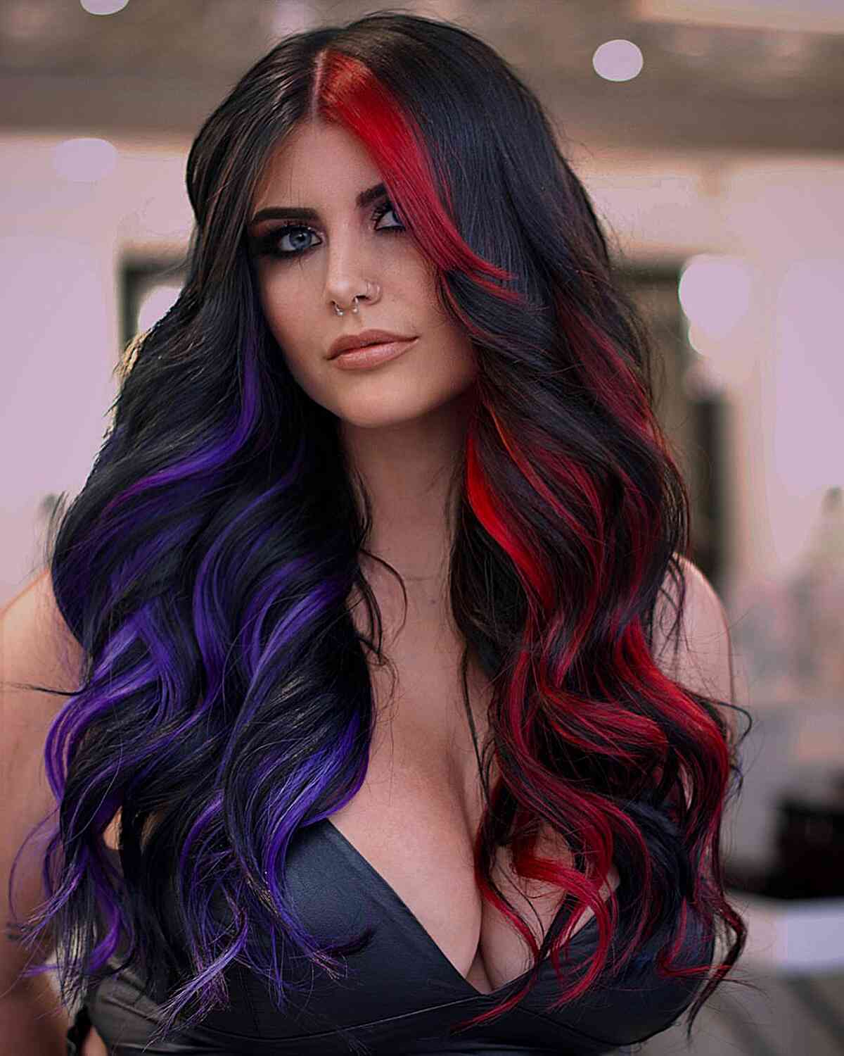 41 Gorgeous Black Hair with Highlights
