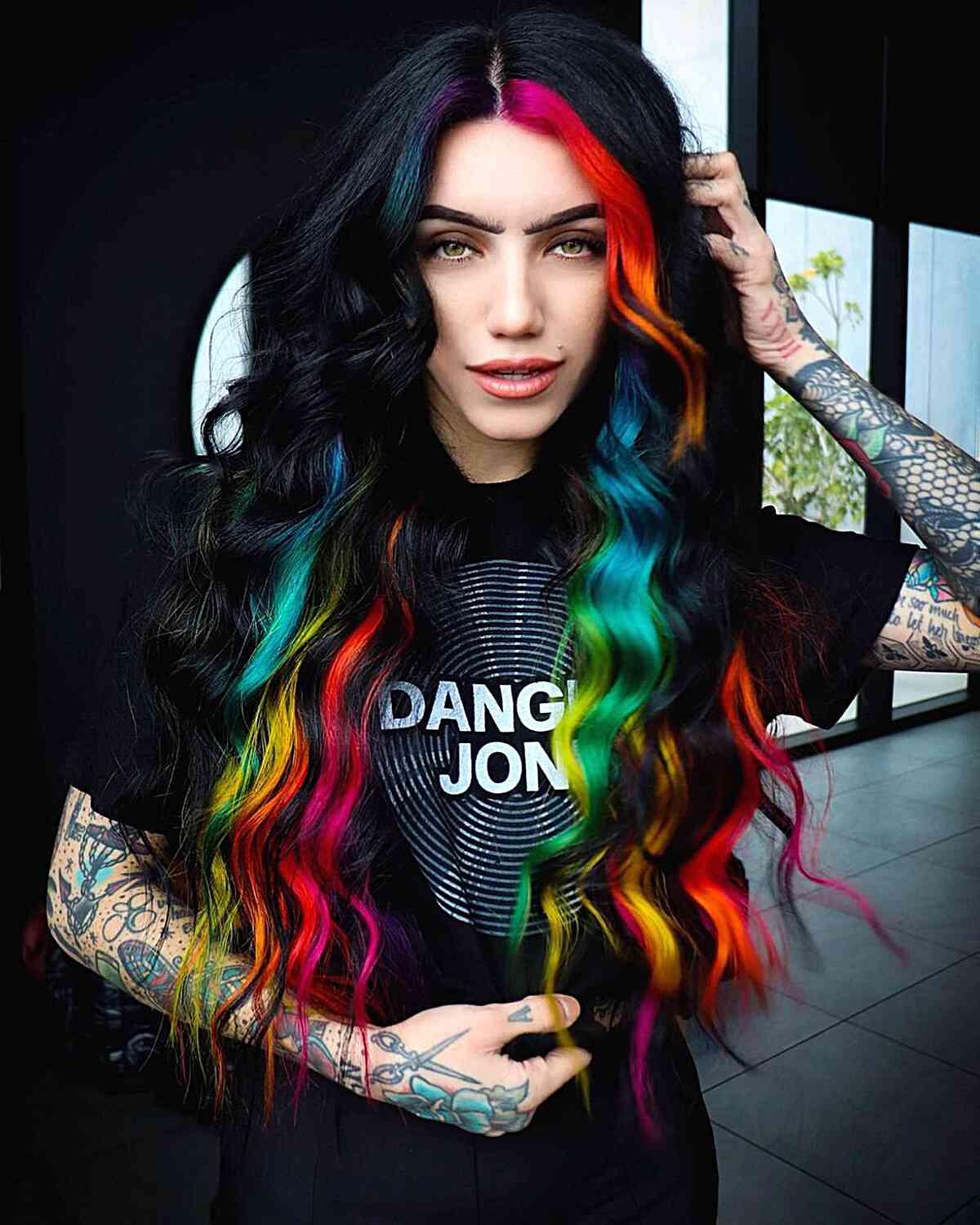 41 Gorgeous Black Hair with Highlights