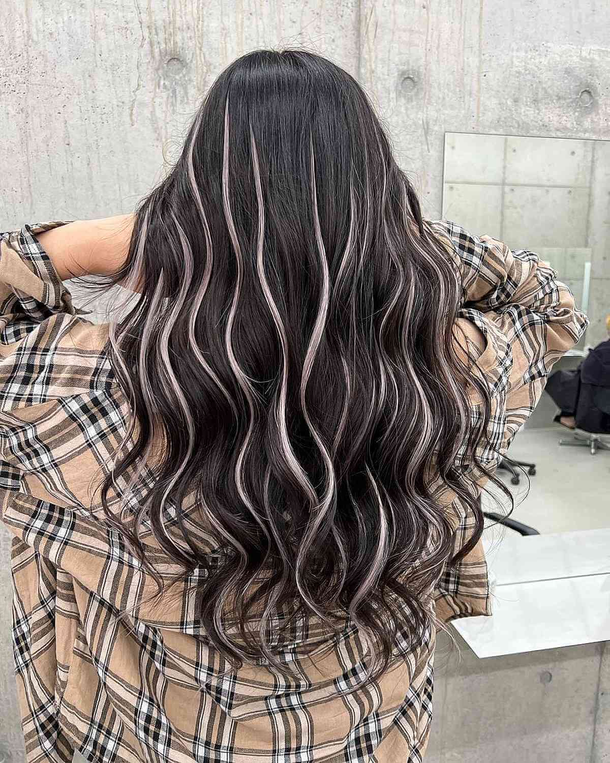 41 Gorgeous Black Hair with Highlights