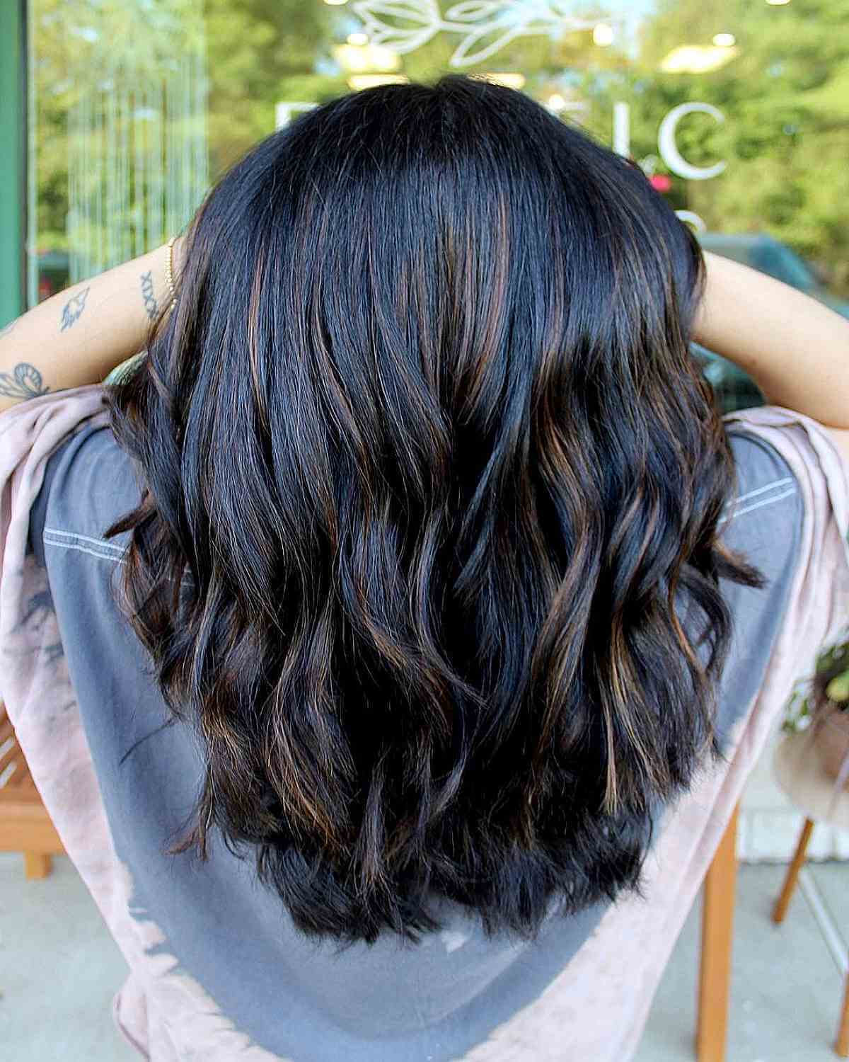 41 Gorgeous Black Hair with Highlights