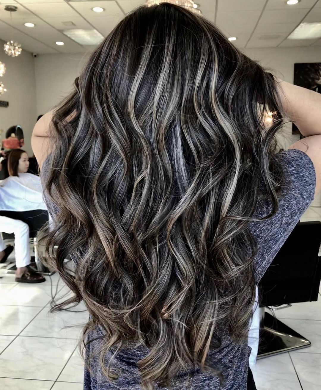 41 Gorgeous Black Hair with Highlights