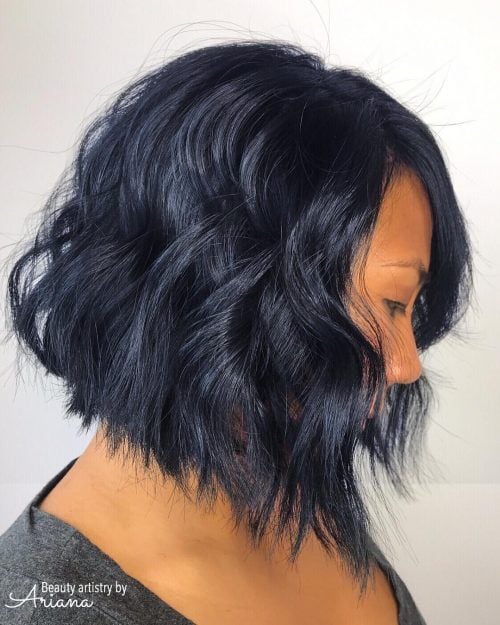 22 Most Amazing Blue Black Hair Color Looks of 2025