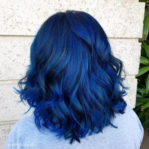 22 Most Amazing Blue Black Hair Color Looks of 2025