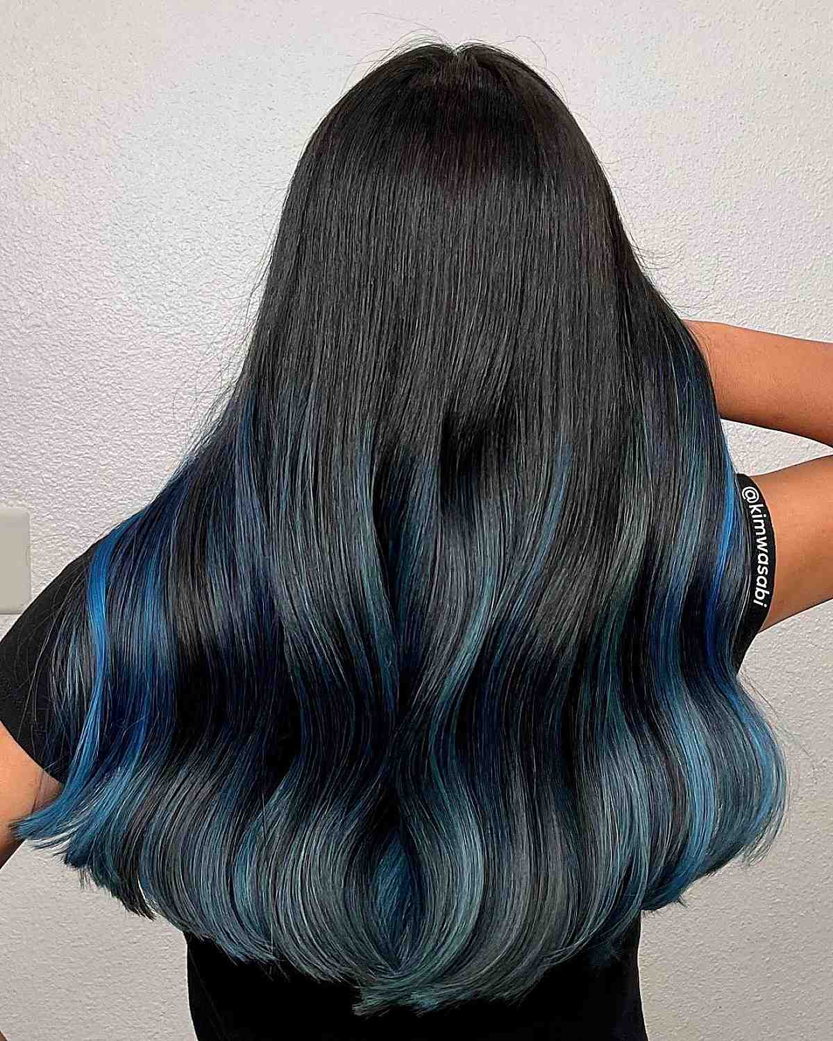22 Most Amazing Blue Black Hair Color Looks of 2025