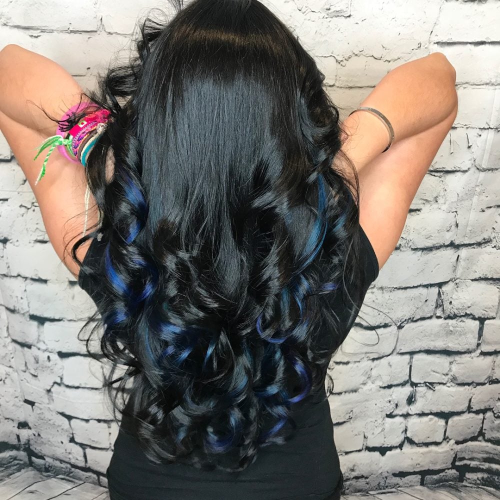 22 Most Amazing Blue Black Hair Color Looks of 2025