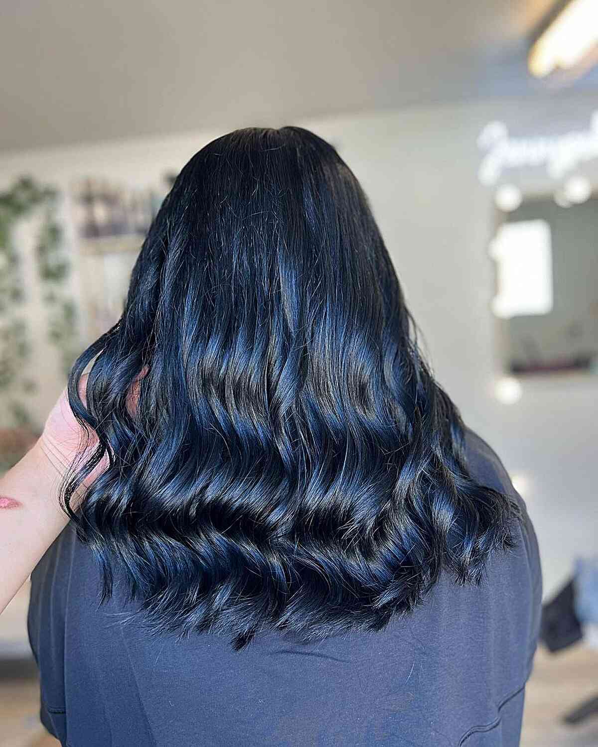 22 Most Amazing Blue Black Hair Color Looks of 2025