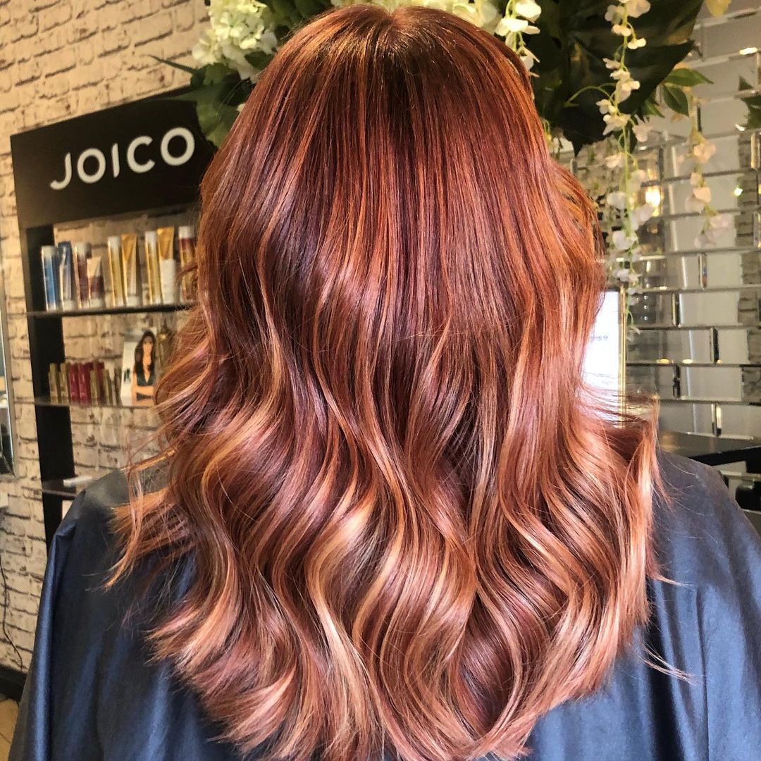 40 Best Red Highlights in 2025 for Brown, Blonde & Black Hair
