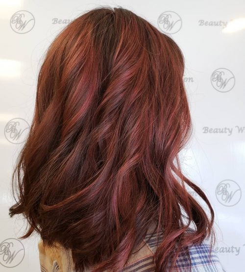 40 Best Red Highlights in 2025 for Brown, Blonde & Black Hair