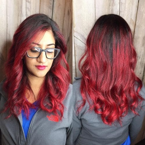 40 Best Red Highlights in 2025 for Brown, Blonde & Black Hair