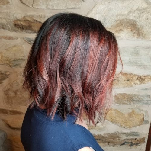 40 Best Red Highlights in 2025 for Brown, Blonde & Black Hair
