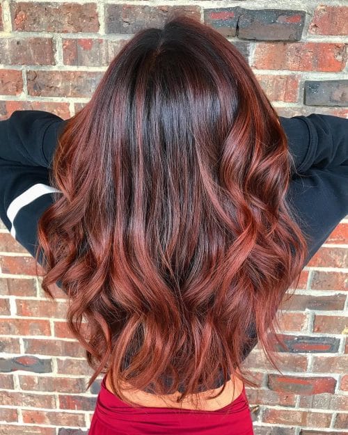 40 Best Red Highlights in 2025 for Brown, Blonde & Black Hair
