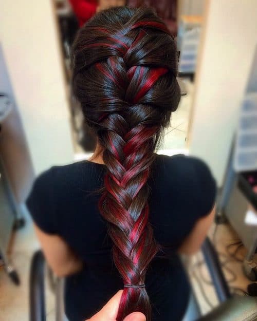 40 Best Red Highlights in 2025 for Brown, Blonde & Black Hair