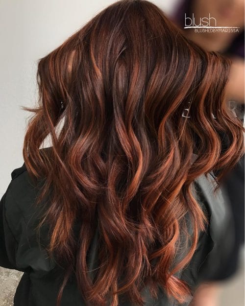 40 Best Red Highlights in 2025 for Brown, Blonde & Black Hair