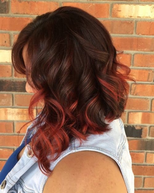 40 Best Red Highlights in 2025 for Brown, Blonde & Black Hair