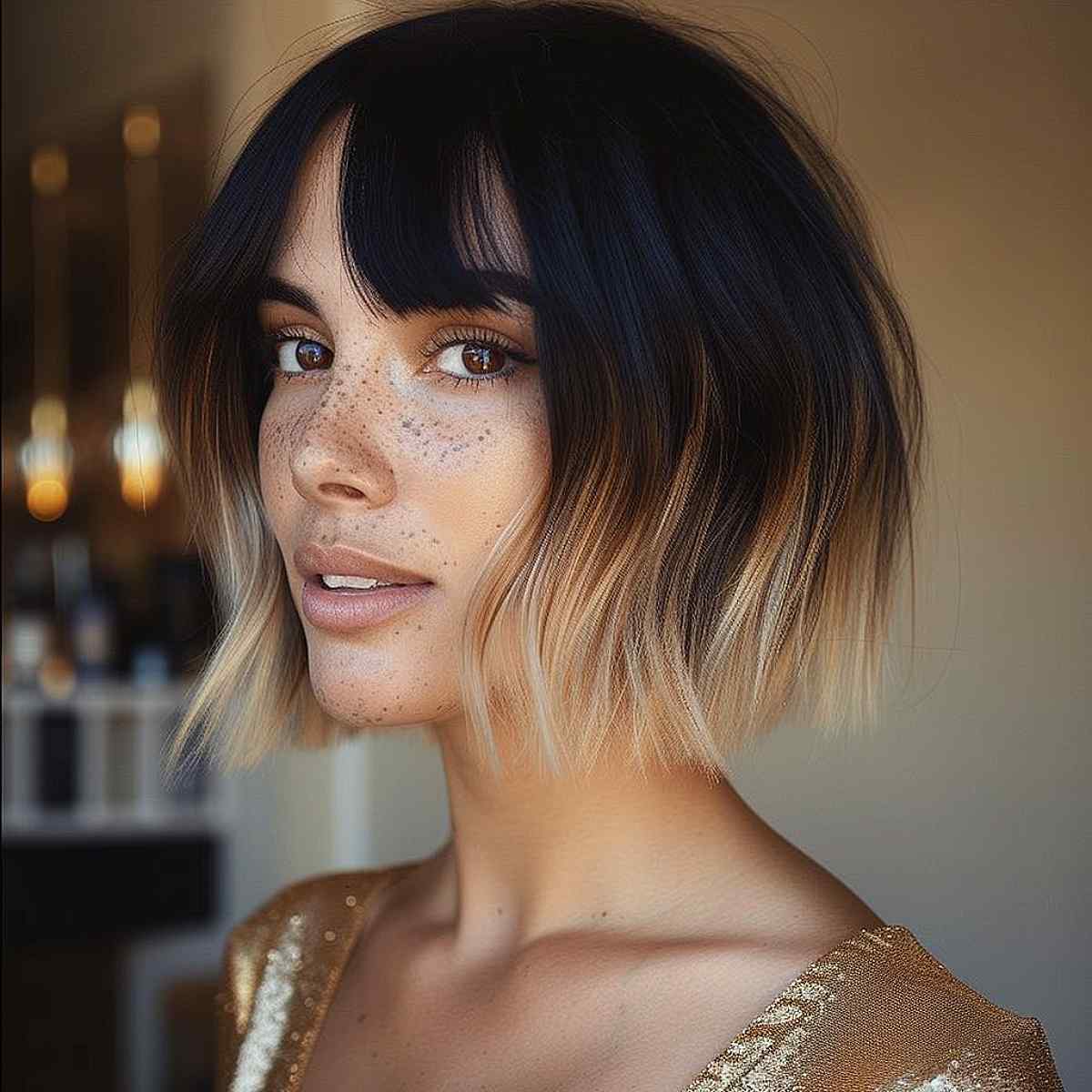Top 30 Black Hair with Blonde Highlights Ideas in 2025