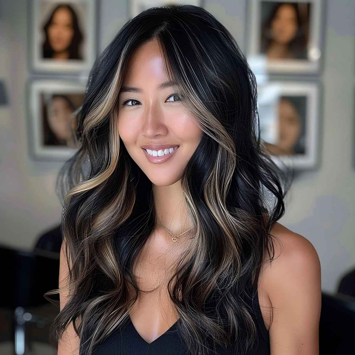 Top 30 Black Hair with Blonde Highlights Ideas in 2025