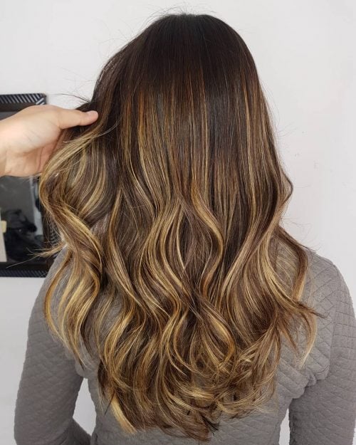 25 Dark Brown Hair with Blonde Highlights Ideas for Luscious Brunettes