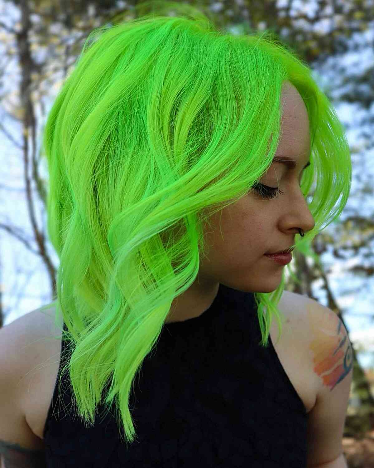 Light to Dark Green Hair Colors – 49 Ideas to See (Photos)