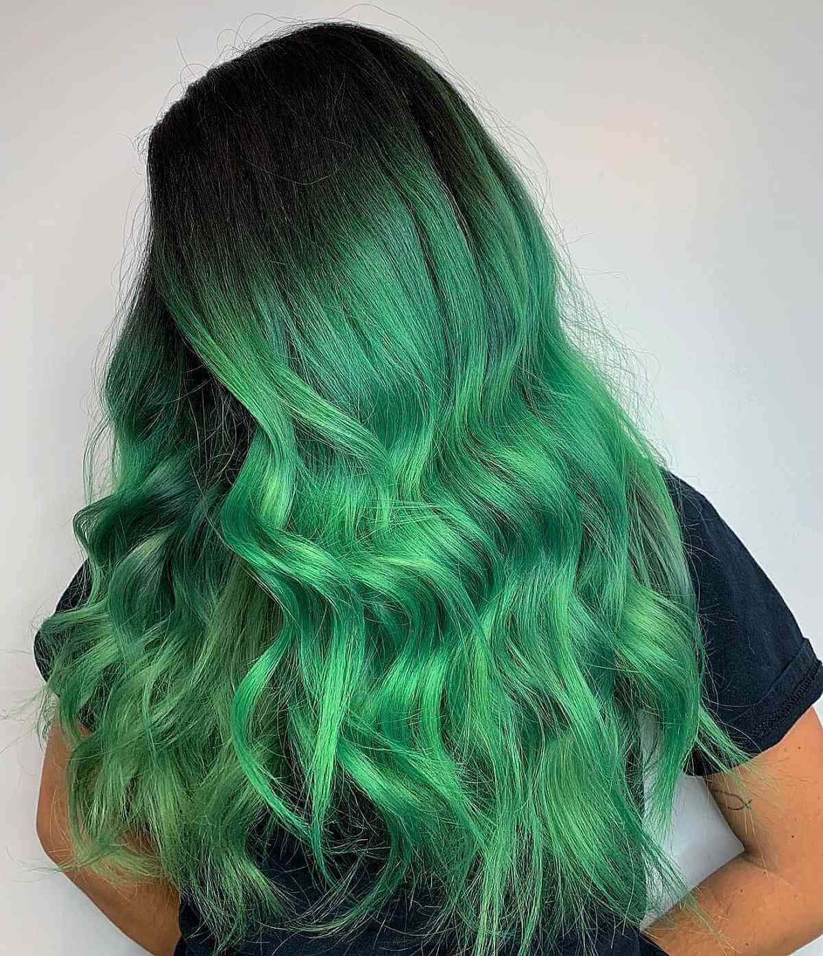 Light to Dark Green Hair Colors – 49 Ideas to See (Photos)