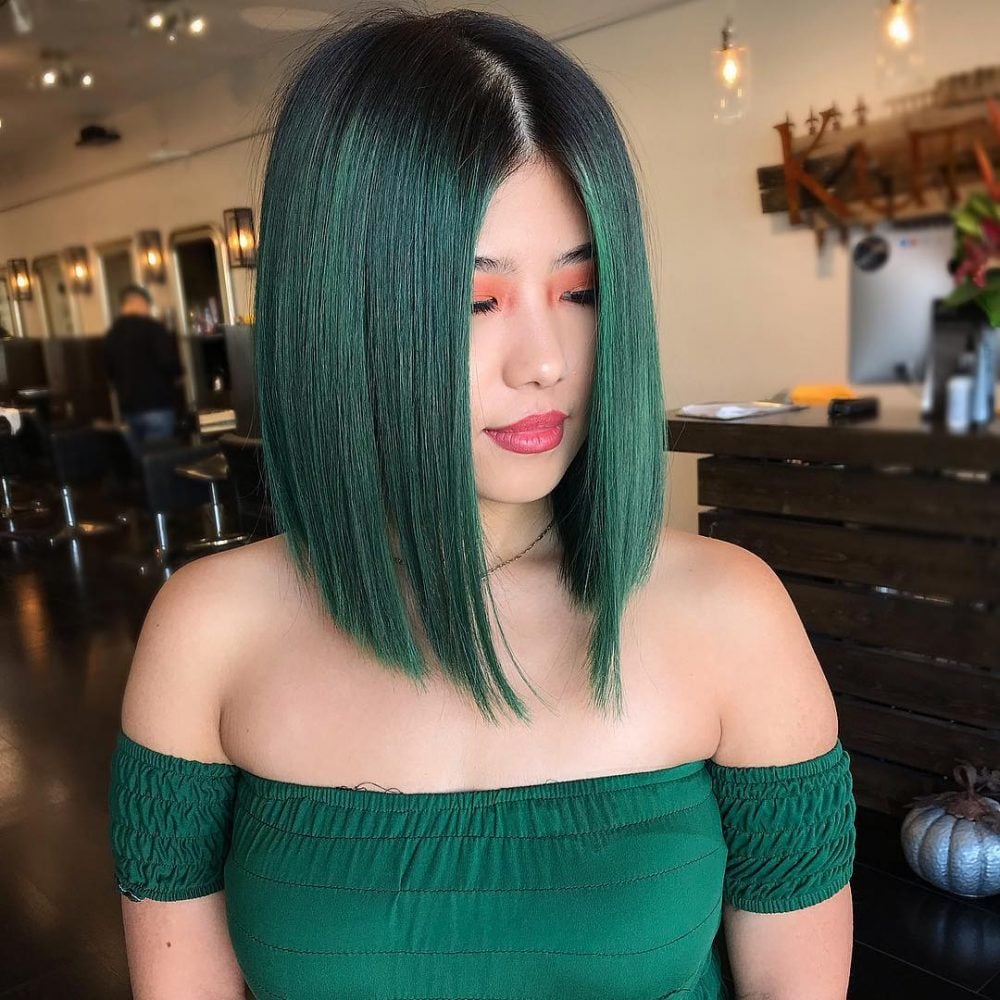 Light to Dark Green Hair Colors – 49 Ideas to See (Photos)
