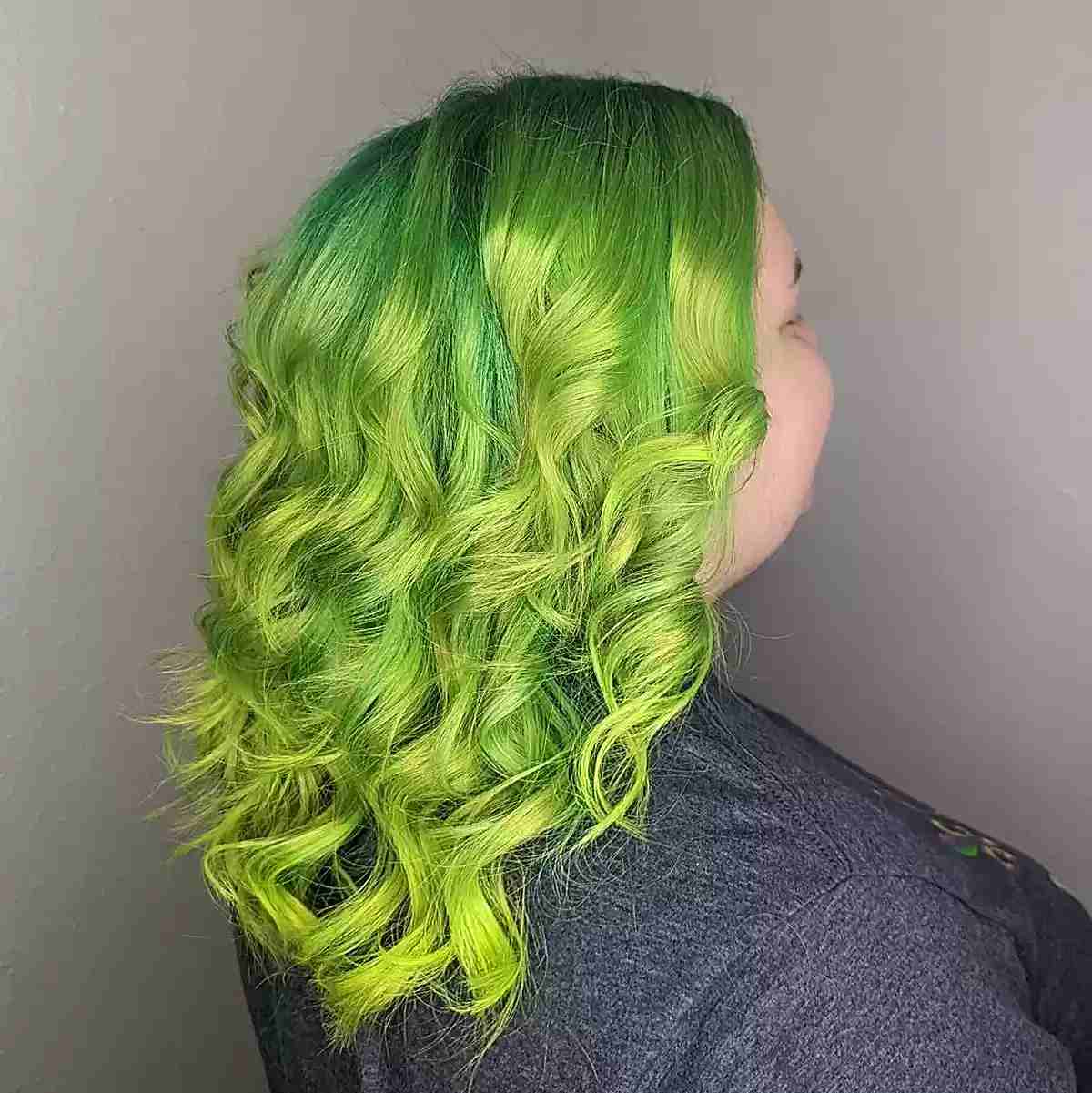 Light to Dark Green Hair Colors – 49 Ideas to See (Photos)