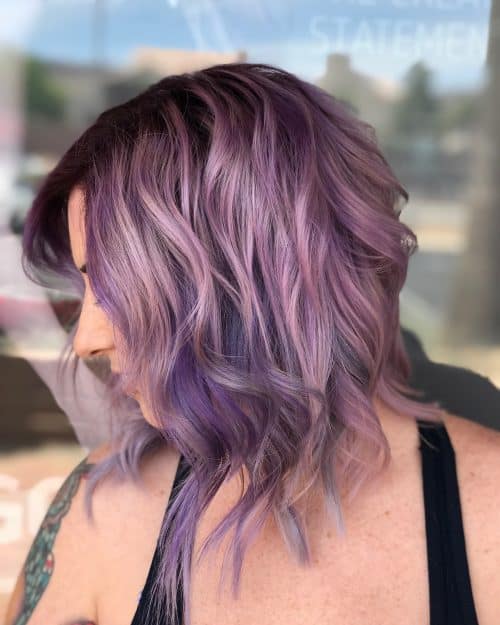 17 Hottest Silver Purple Hair Colors of 2025