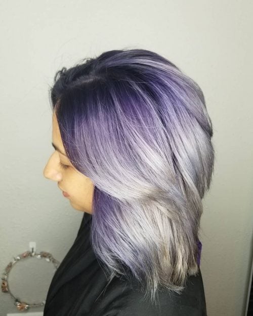 17 Hottest Silver Purple Hair Colors of 2025