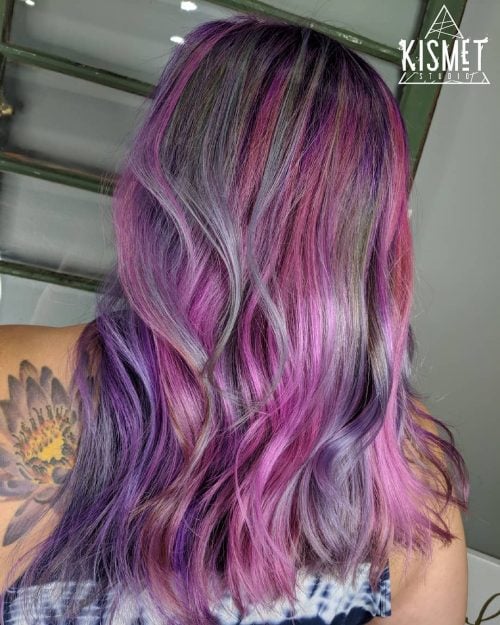17 Hottest Silver Purple Hair Colors of 2025