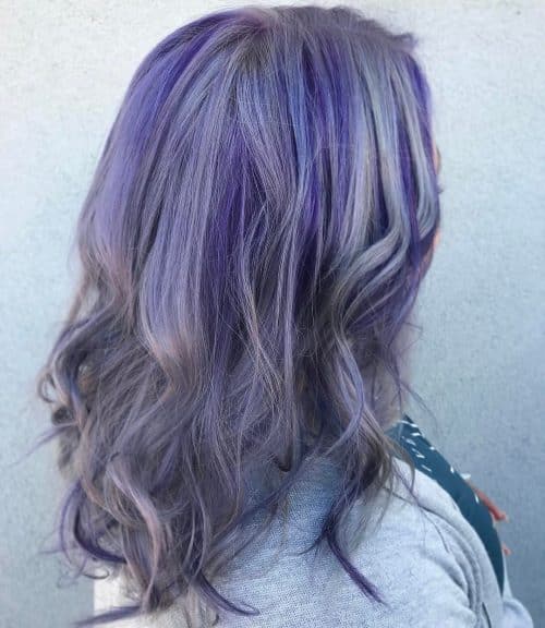 17 Hottest Silver Purple Hair Colors of 2025