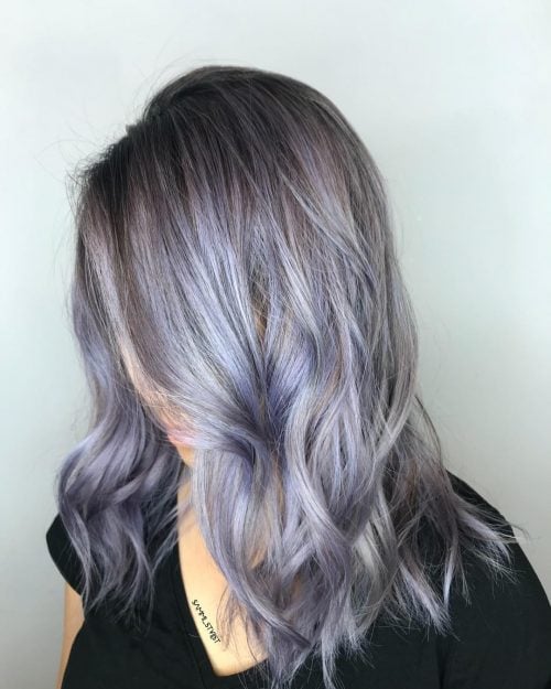 17 Hottest Silver Purple Hair Colors of 2025