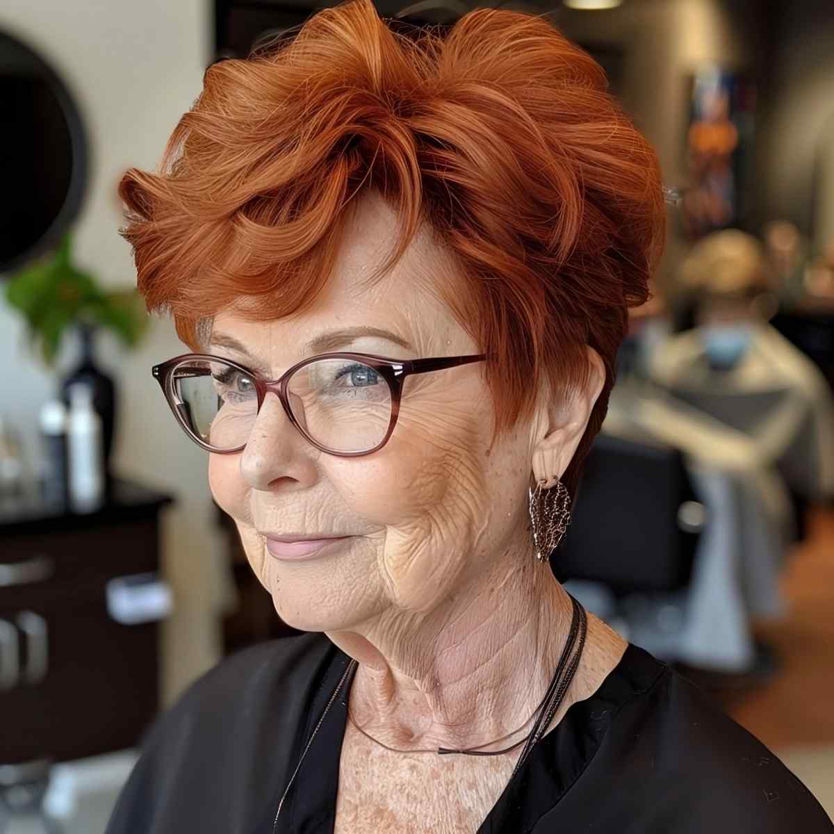 Top 16 Fall Hair Colors for Women Over 70 in 2025