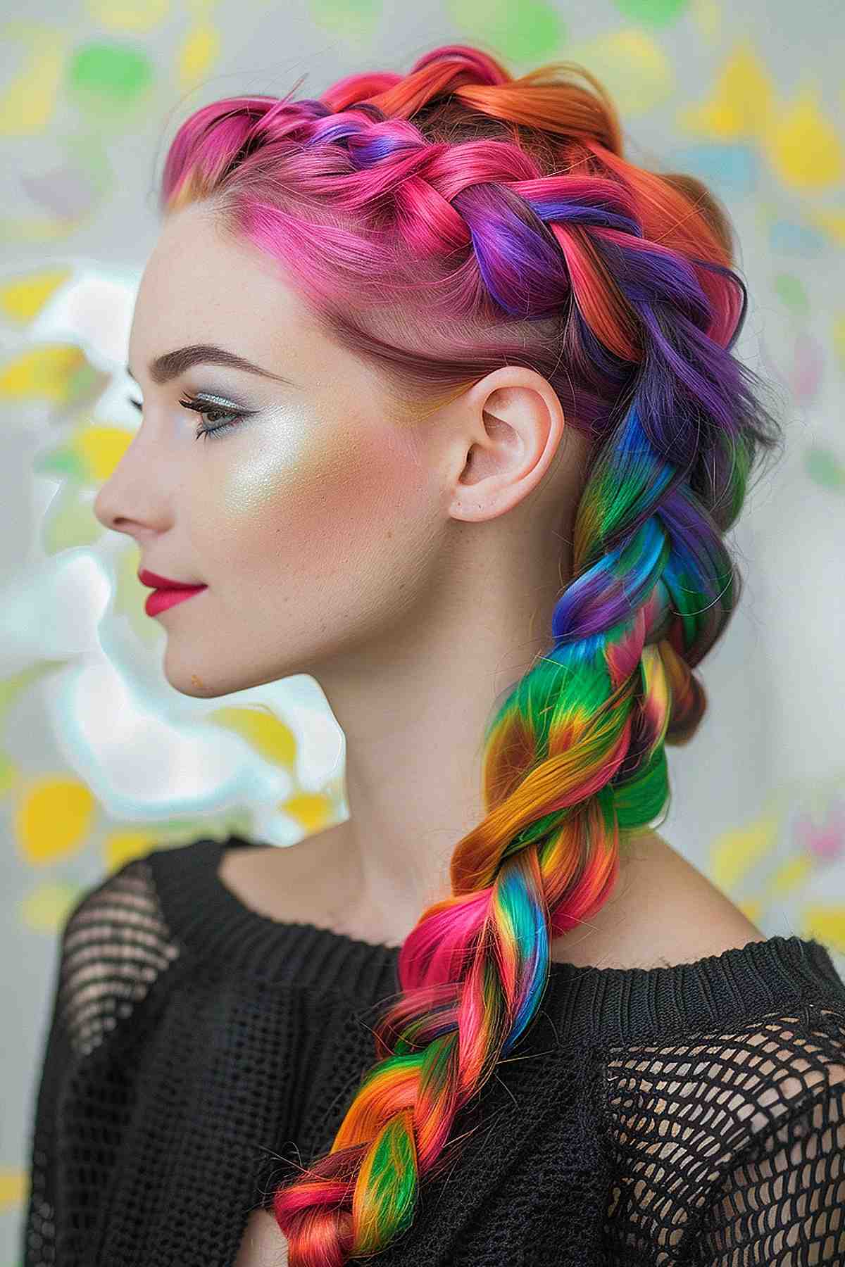82 Photos of Rainbow Hair Ideas to Consider for 2025
