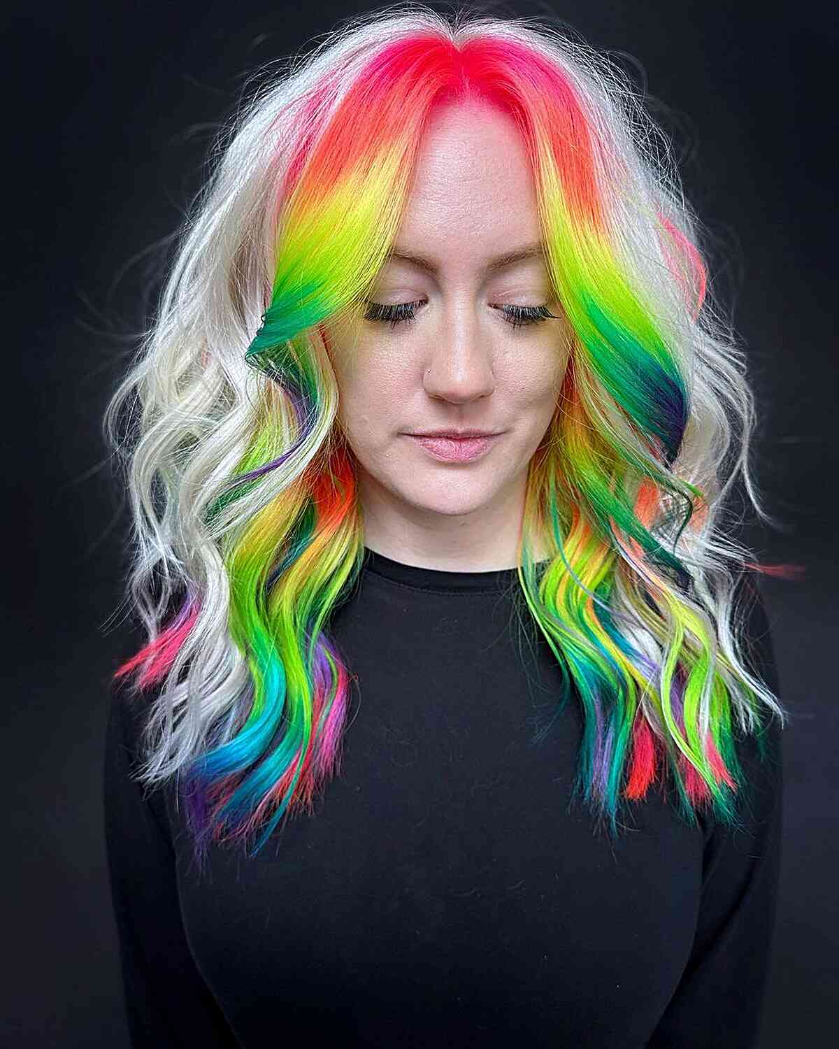 82 Photos of Rainbow Hair Ideas to Consider for 2025