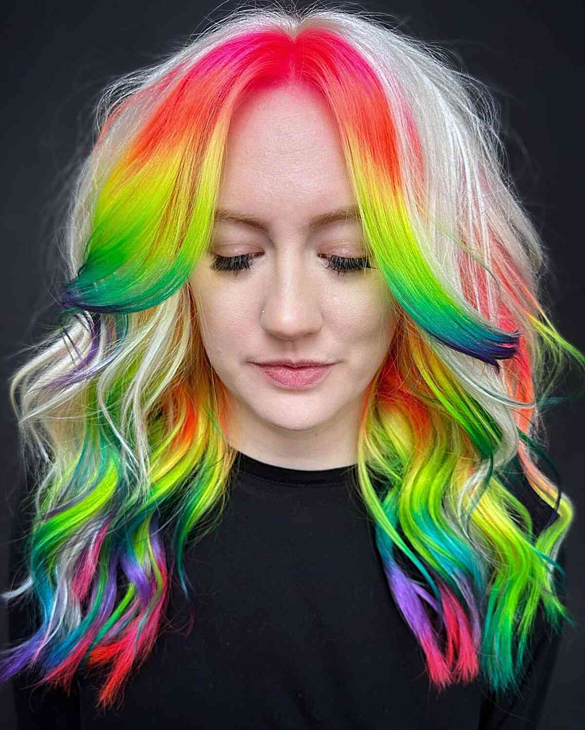 82 Photos of Rainbow Hair Ideas to Consider for 2025