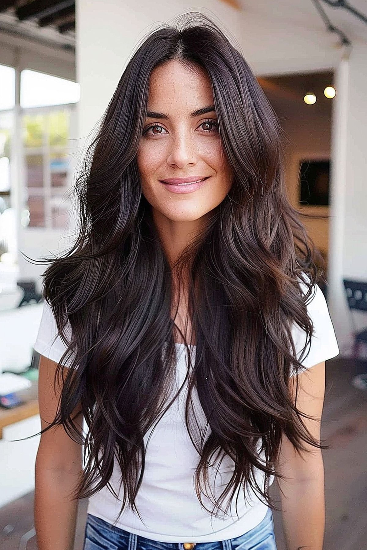 56 Trendiest Dark Brown Hair Color Ideas in 2025