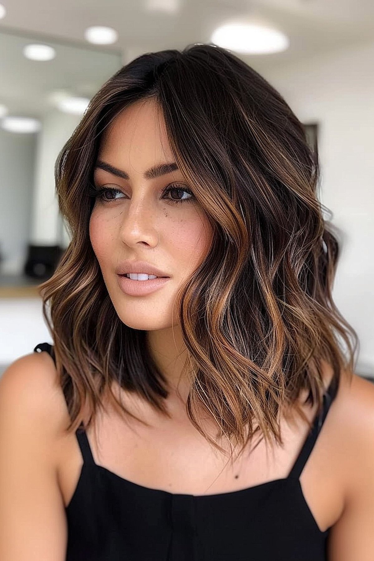 56 Trendiest Dark Brown Hair Color Ideas in 2025