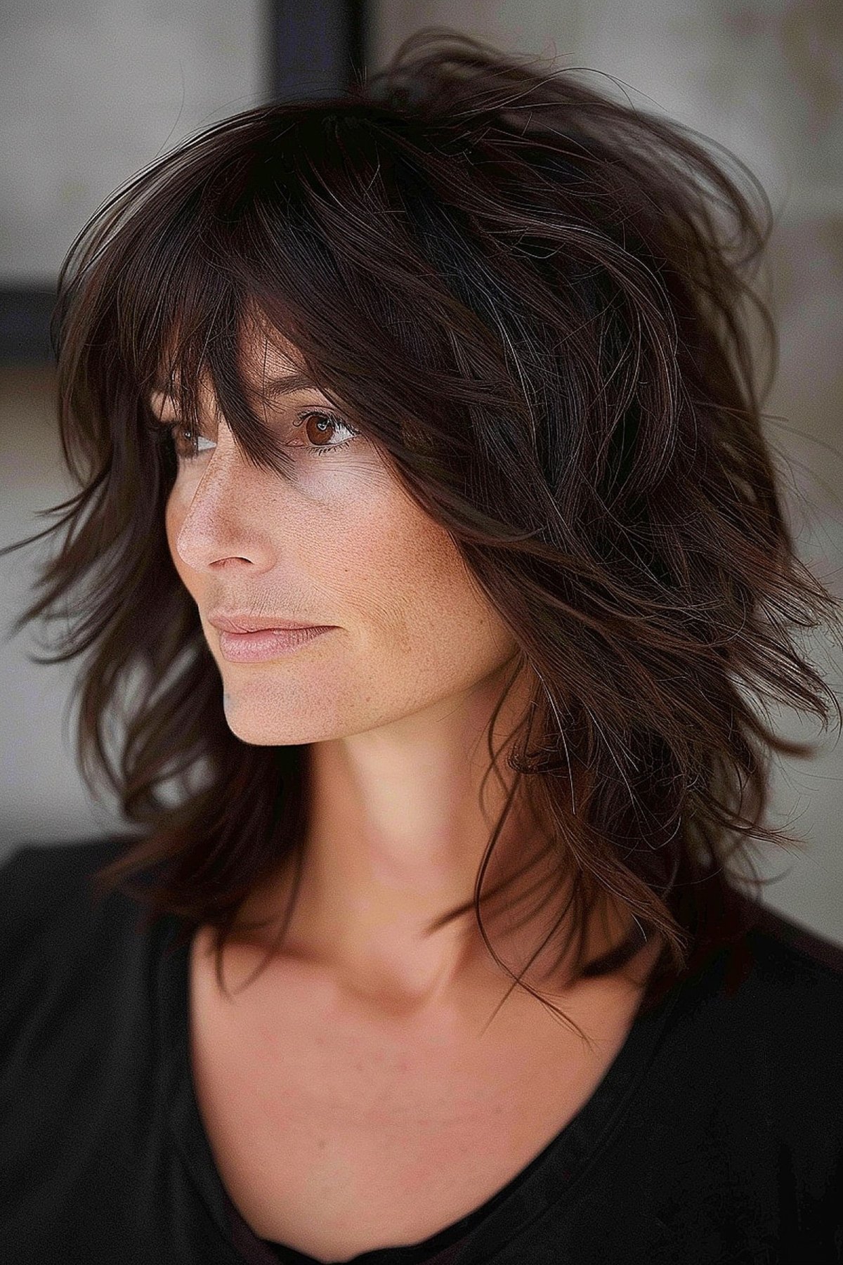 56 Trendiest Dark Brown Hair Color Ideas in 2025