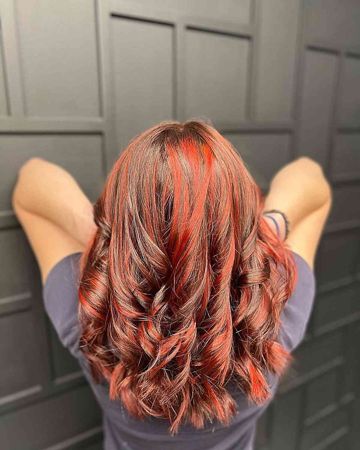 25 Hottest Brown Hair with Red Highlights